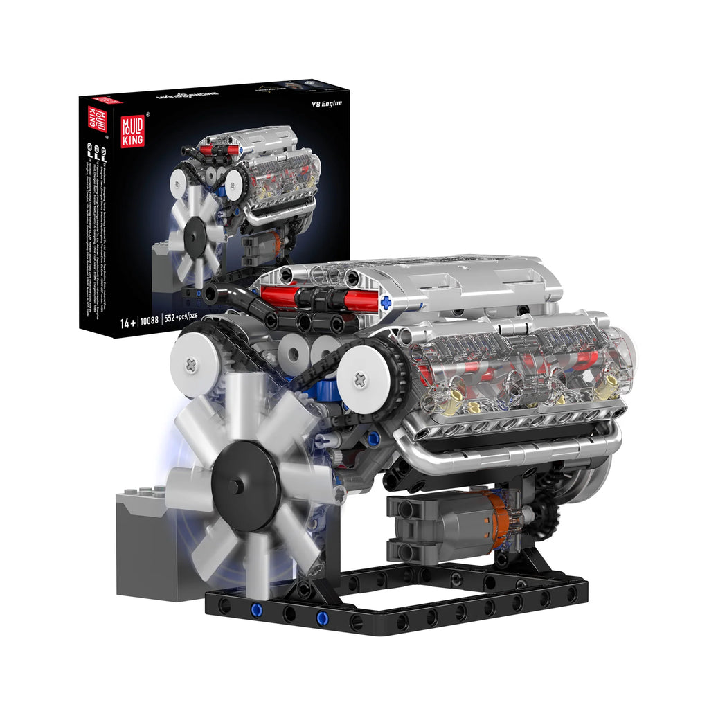 Κινητήρας V8, Mould King, Γκρι