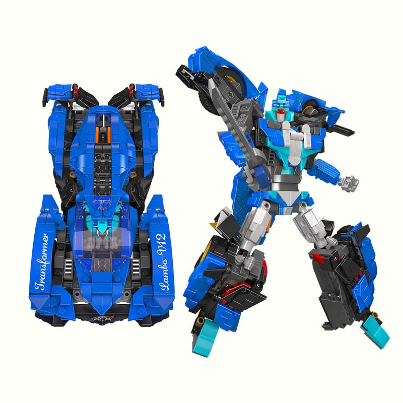 Παιχνίδι κατασκευών 2 in 1 Transformer Lambo V12, Mould King