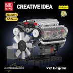 Κινητήρας V8, Mould King, Γκρι