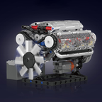 Κινητήρας V8, Mould King, Γκρι