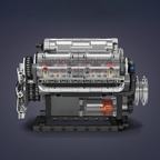 Κινητήρας V8, Mould King, Γκρι