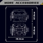 Κινητήρας V8, Mould King, Γκρι