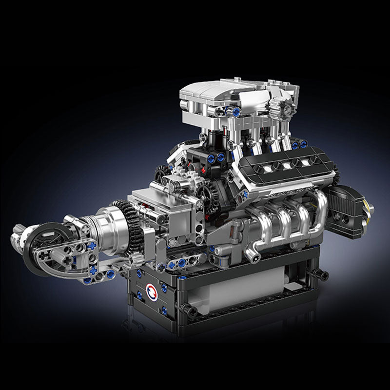 Παιχνίδι κατασκευών Turbo Κινητήρας V8, Mould King