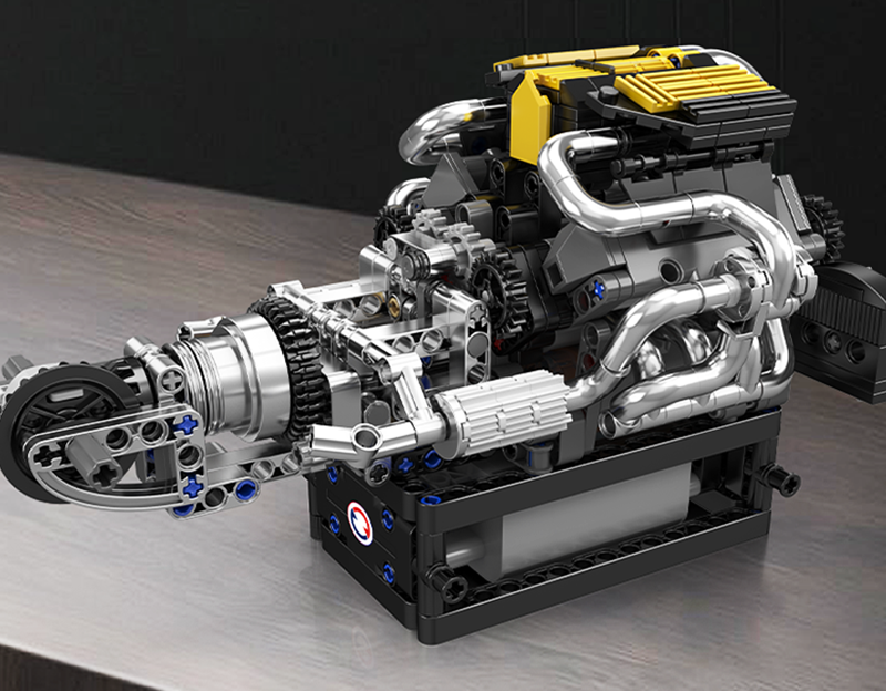Παιχνίδι κατασκευών Turbocharged Κινητήρας Mould King, 10207