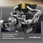 Παιχνίδι κατασκευών Turbocharged Κινητήρας Mould King, 10207