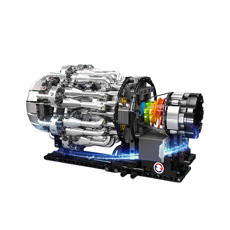 Παιχνίδι κατασκευών Turbojet Κινητήρας, Mould King, 10216