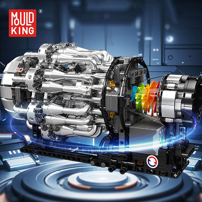 Παιχνίδι κατασκευών Turbojet Κινητήρας, Mould King, 10216
