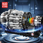 Παιχνίδι κατασκευών Turbojet Κινητήρας, Mould King, 10216