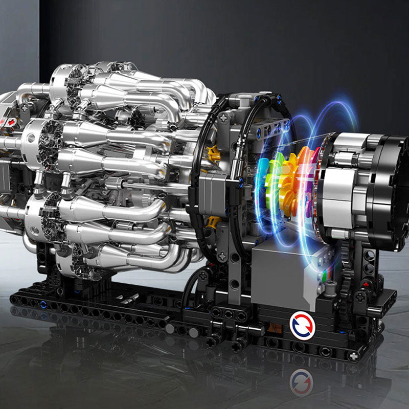 Παιχνίδι κατασκευών Turbojet Κινητήρας, Mould King, 10216