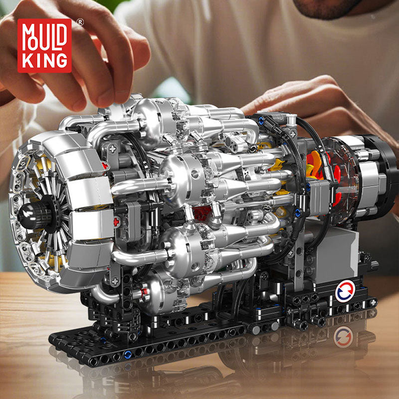Παιχνίδι κατασκευών Turbojet Κινητήρας, Mould King, 10216