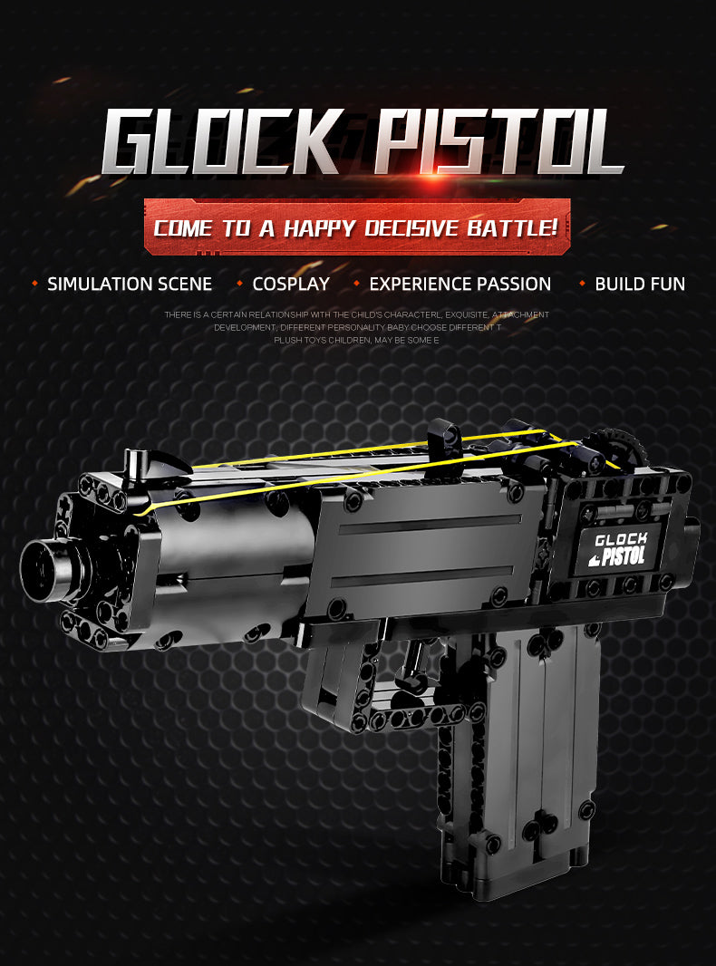 Glock Automatic Pistol,14008,Mould King