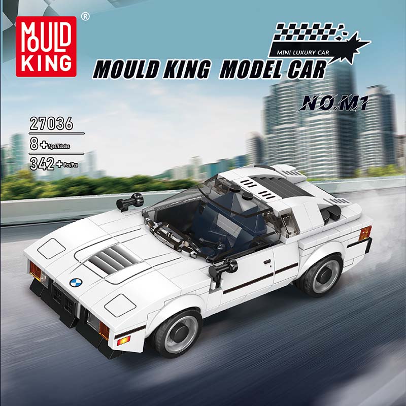 M1 Car + Showcase,27036,Mould King,