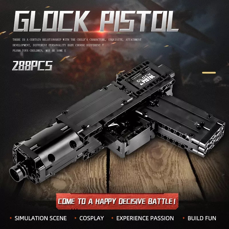 Glock Automatic Pistol,14008,Mould King