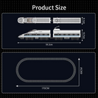 Παιχνίδι κατασκευών High speed train, Mould King