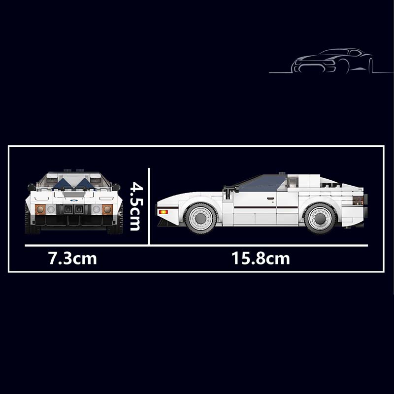 M1 Car + Showcase,27036,Mould King,