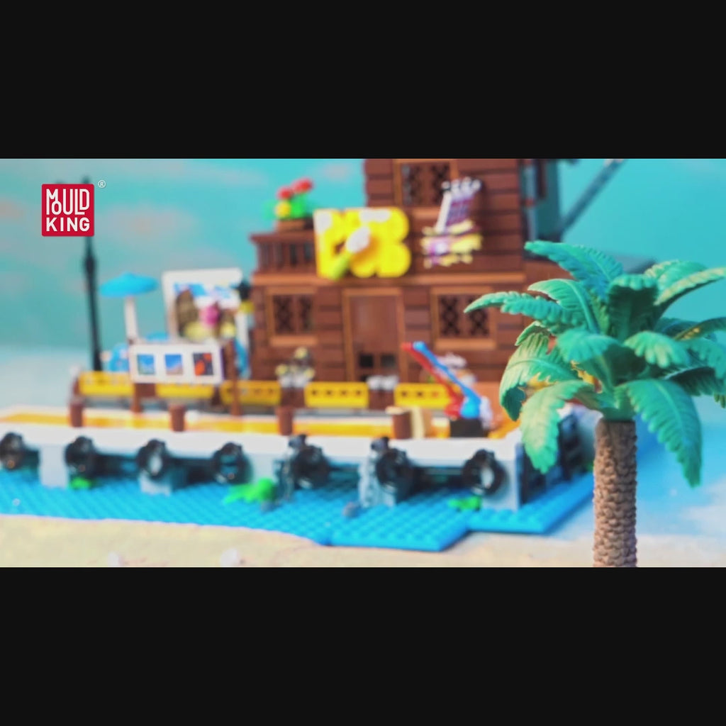 Παιχνίδι κατασκευών Police Boat, Mould King